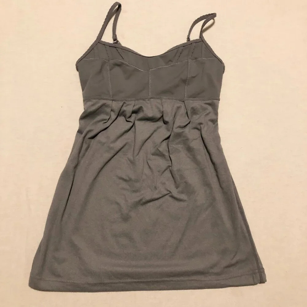 Lululemon Gray  Heathered Fossil Athletic Tank Top Size 4
